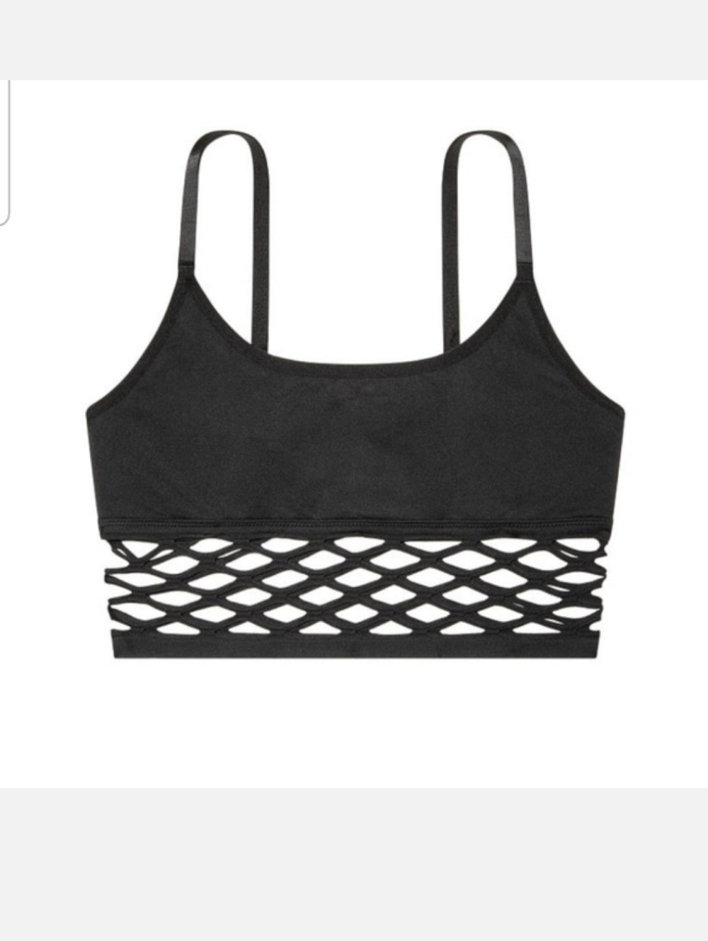 Victoria's Secret Pink Black Lattice-Trim Bralette - Women Intimates - Picture 3 of 5